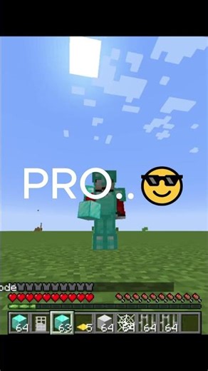 Noob vs Pro vs Hacker #minecraft #shorts..😋😏