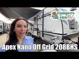 Coachmen RV-Apex Nano Off-Grid-208BHS - by Campers Inn RV – The RVer’s Trusted Resource