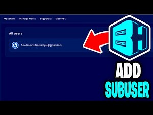 How To Add Subuser On Bisecthosting Server! - Tutorial