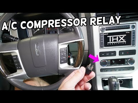 LINCOLN MKX AC COMPRESSOR RELAY LOCATION REPLACEMENT. AC NOT WORKING
