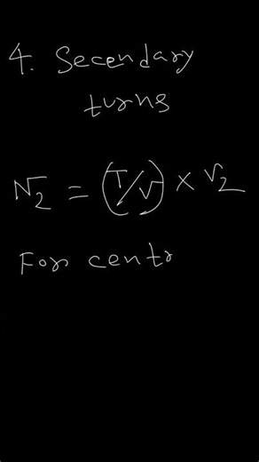 complete transformer design calculations