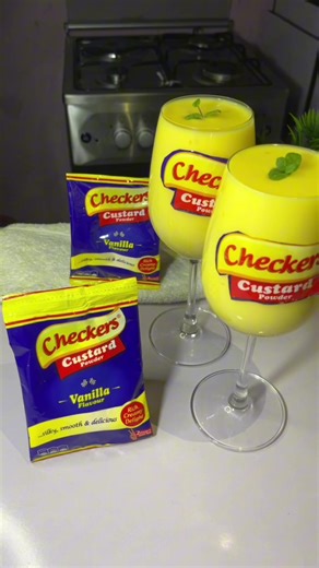 Delicious Checkers Custard Milkshake for Iftar