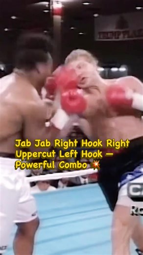 Combo Boxing: Jab Jab Right Hook Right Uppercut Left Hook — Powerful Combo 💥#boxing #boxeo