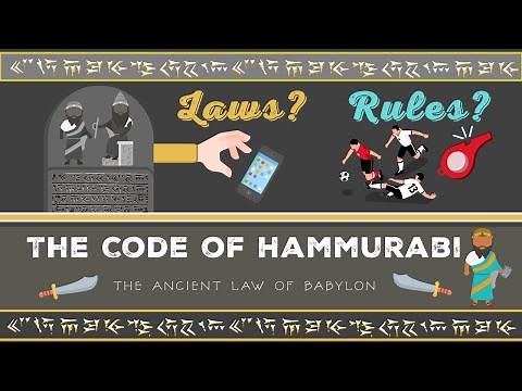 THE CODE OF HAMMURABI | Why do we have Laws and Rules?