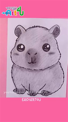 How to draw a CAPYBARA | Creative drawing