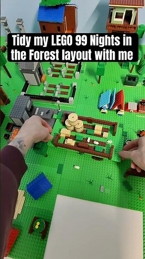 The LEGO 99 Nights in the Forest layout needs a bit of a tidy! #lego #roblox #99nightintheforest
