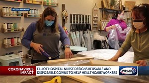 Elliot Hospital nurse designs reusable, disposable gowns for healthcare workers