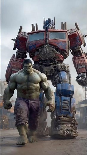 Hulk & Optimus Prime Team Up | Transformers Epic Battle