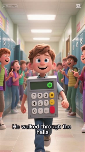 Edward went to school as a calculator for number day