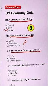 🇺🇸 Expert Level USA Economy Quiz | Only 1% Can Pass! #shorts #america #braintest #usaquiz #trivia