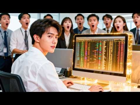 Underestimated intern is computer genius; saves company millions, shocking everyone.