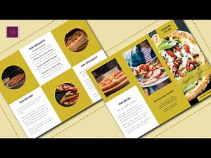 Learn to create a trifold brochure in InDesign
