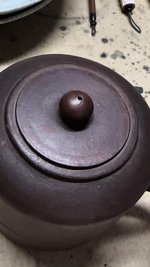 文革时期，直形紫砂壶，距今60年左右