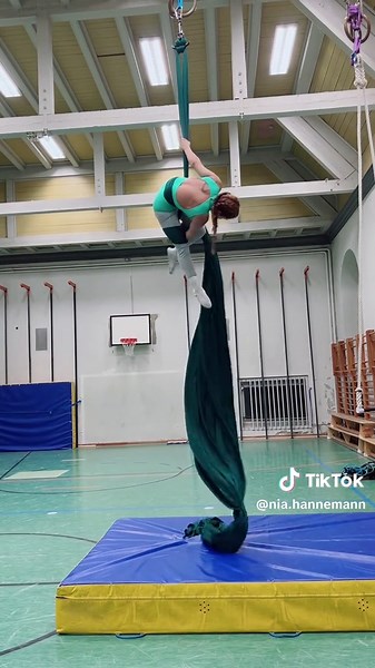 Overcoming Fear of Side Drops in Aerial Silks