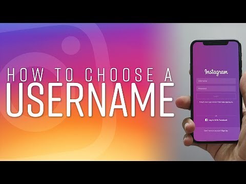 HOW TO CHOOSE A GREAT USERNAME // Instagram Tutorial