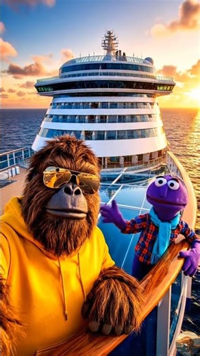 Gorilla & Puppet Cruise Party! 🚢✨