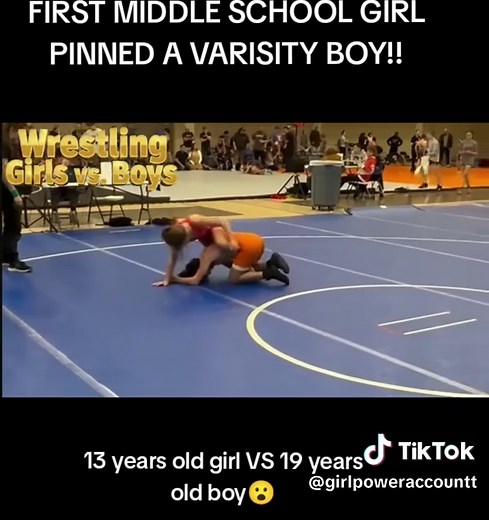 Maddie's Strong Wrestling Skills in Action!