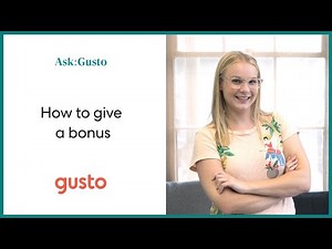 How to give (and tax) an employee bonus