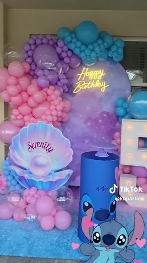 Stitch and Angel Themed Birthday Party Ideas