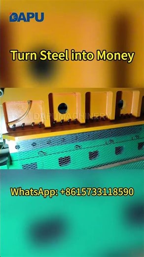 Turn Steel into Money 💰 Expanded Metal Machine | DAPU Machinery #expandedmetalmachine