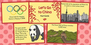 KS1 China Fact Cards