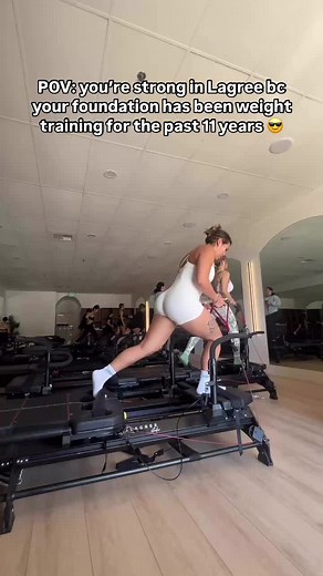 “Whats going to get me results Lagree or weight training?” 🤔 BOTH. in a world where everybody is trying to find a quick fix , and stay up with the latest trends remember that it’s not about what works for someone else but what works for you! Weight training will always be my foundation because of the health benefits, and because I like to be strong as fuck. Lifting heavy shit has always made me feel the most confident. It’s empowered me to go after everything I want in this life. And I know the