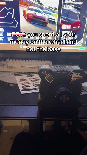 @MOZA Racing please give me a new wheelbase#moza #lemansultimate #r3 #simracing