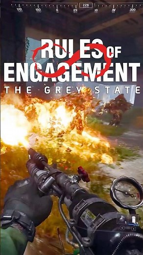 Flamethrower gameplay in Rules of Engagement: The Grey State 🔥