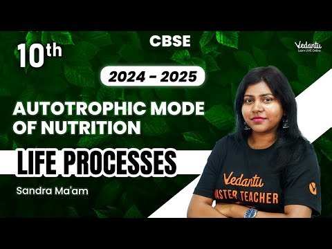 Autotrophic Mode of Nutrition | Life Processes | Class 10 | CBSE 2025 | Sandra Ma'am