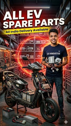 Buy EV Spare Parts Online ⚡ Motor, Controller, Battery Available #shorts #evhindustan #automobile