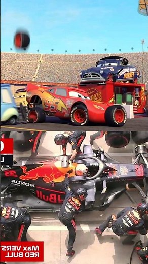Cars Pit Stop VS Red Bull #1