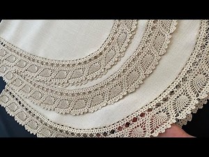 Kumaş ile Şık Dantel Runner Masa Örtüsü Modelleri Tasarım Fikirleri & Crochet