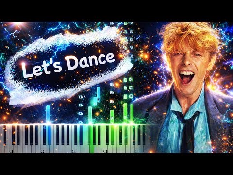 David Bowie - Let's Dance Piano Tutorial