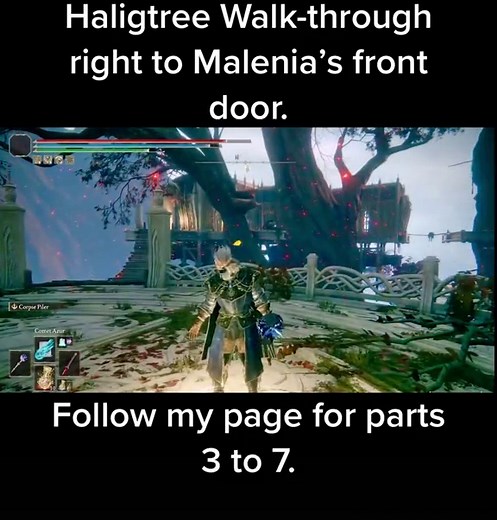 HALIGTREE SERIES - Part 2 of 7 🫥🫥 Check out my page for rest of series 💯 #fyp #fypシ #fypage #tiktokfamous #tiktokfam #eldenring #twitch #streamer #streaming #easywork #Haligtree