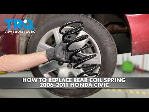 How to Replace Rear Coil Spring 2006-2011 Honda Civic
