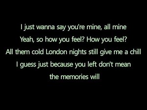 Conor Maynard & Anth : Don't Wanna Know - Lyrics