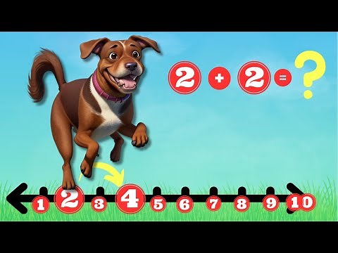 Hoe om vir kinders OPTEL te leer met 'n Getallelyn? 1 - 10 | Afrikaanse Kinder Video