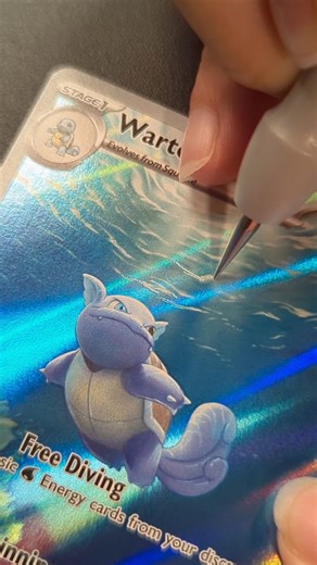 3Devious Art on Instagram: "3D Wartortle Pokémon Card. I really love this whole set and it's been such an amazing journey to be able to complete them. Squirtle by far is my favorite though! Super excited to show you all three!! #3dcards #pokemontcg #pokemon151 #pokemoncards #pokemoncommunity #pokémon"