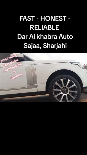 #Rangerover (4tyres change) #tyremaker #batteryreplacement #acrepair #oilchange