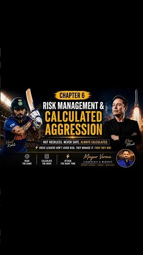 Leadership is not about avoiding risk — it’s about managing it. EN