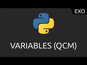Exo Python #2 - variables (QCM)
