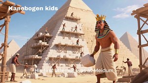 History of Egyptian Pyramide Construction | English Story for kids