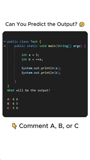 Java Increment Operator Trick 😳 #shorts #coding