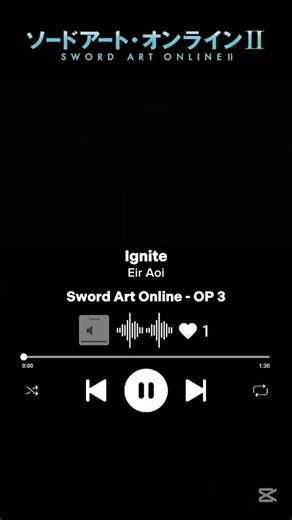 Sword Art Online OP 3: Ignite by Eir Aoi Explained