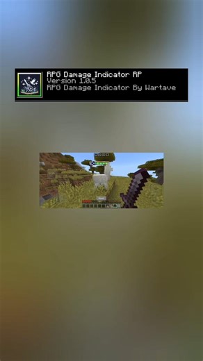 This RPG Damage Indicator is INSANE 🤯 | Minecraft PE #ytshorts