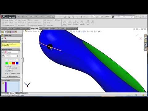 SOLIDWORKS Tutorial - Projecting the outline of a solid body on a face or plane