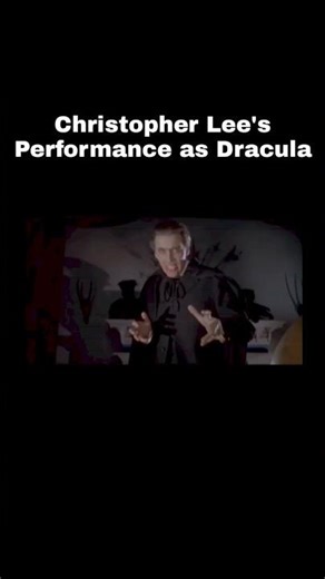 Christopher Lee's Performance as Dracula #shorts