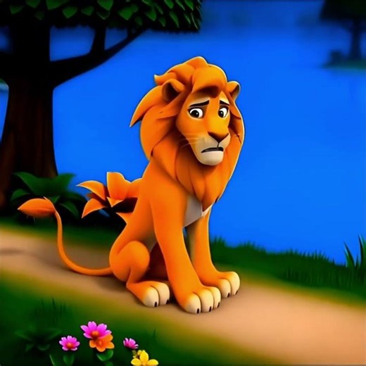 How A Tiny Mouse Helped A Mighty Lion Story #shorts #shorts #shortvideo