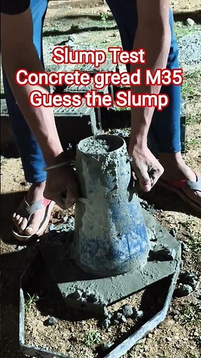 Slump Test Workability test of Concrete How to Slump Cone Test