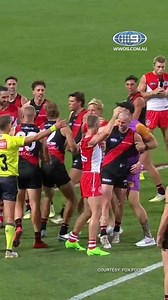 Did Bombers runner Travis Cloke overstep the mark here? 🤔 #9AFLSFS #AFL #Footy | Footy on Nine